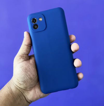 Silicone Case for Samsung Galaxy A03 - Blue