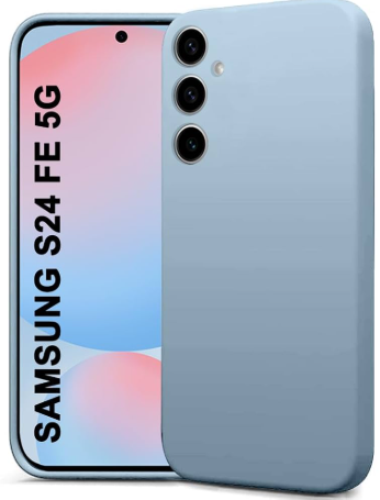 Silicone Case for Samsung Galaxy S24 FE - Blue