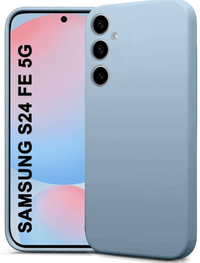 Silicone Case for Samsung Galaxy S24 FE - Blue