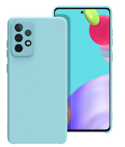 Silicone Case for Samsung Galaxy A52 - Blue