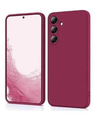 Silicone Case for Samsung Galaxy A36 - Burgundy