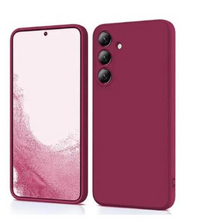 Silicone Case for Samsung Galaxy A36 - Burgundy