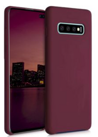Silicone Case for Samsung Galaxy S10 5G - Burgundy