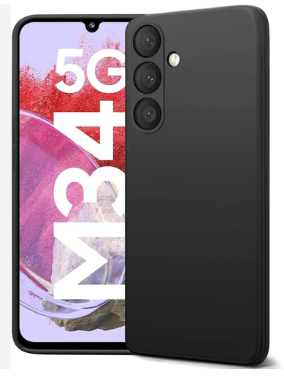 Silicone Case for Samsung Galaxy M34 5G - Black