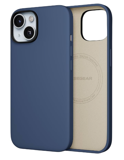 Silicone Case for iPhone 15 - Blue