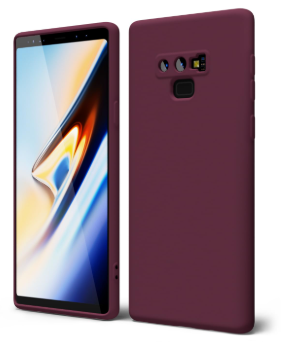 Silicone Case for Samsung Galaxy Note 9 - Burgundy