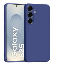 Silicone Case for Samsung Galaxy S25 - Blue