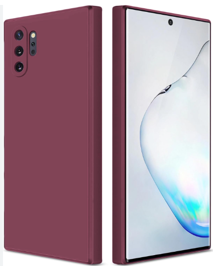 Silicone Case for Samsung Galaxy Note 10+ - Burgundy