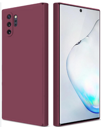Silicone Case for Samsung Galaxy Note 10+ - Burgundy