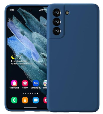 Silicone Case for Samsung Galaxy S21 - Blue