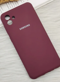 Silicone Case for Samsung Galaxy A06 - Burgundy