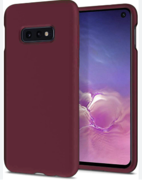 Silicone Case for Samsung Galaxy S10e - Burgundy