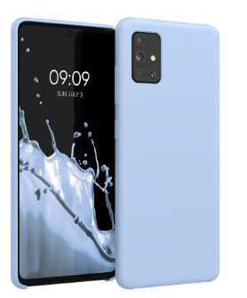 Silicone Case for Samsung Galaxy A51 - Blue
