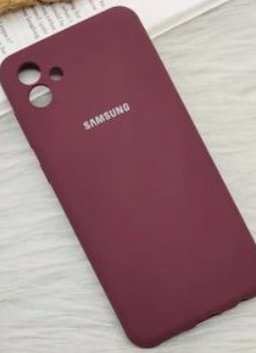 Silicone Case for Samsung Galaxy A06 - Burgundy
