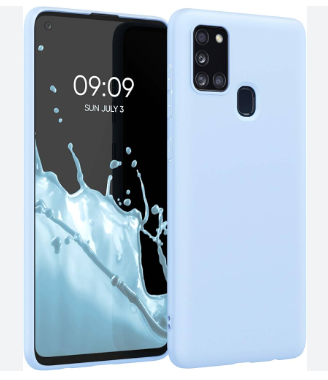 Silicone Case for Samsung Galaxy A21s - Blue