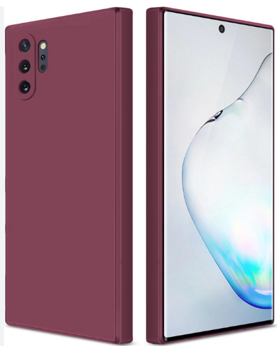 Silicone Case for Samsung Galaxy Note 10 - Burgundy