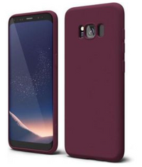 Silicone Case for Samsung Galaxy S8 - Burgundy