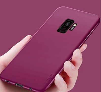 Silicone Case for Samsung Galaxy S9 - Burgundy