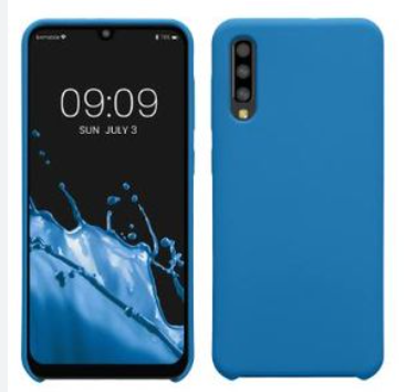 Silicone Case for Samsung Galaxy A50 - Blue