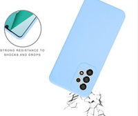 Silicone Case for Samsung Galaxy A32 - Blue