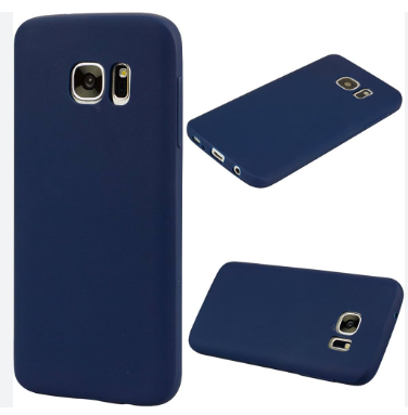 Silicone Case for Samsung Galaxy S7 Edge - Blue