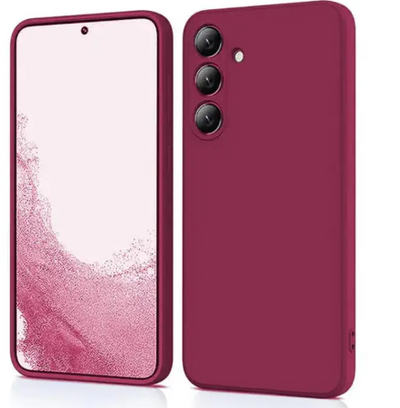 Silicone Case for Samsung Galaxy A36 - Burgundy