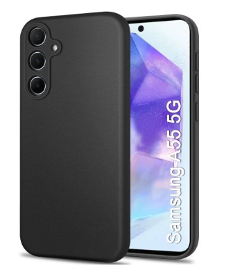 Silicone Case for Samsung Galaxy A55 5G - Black