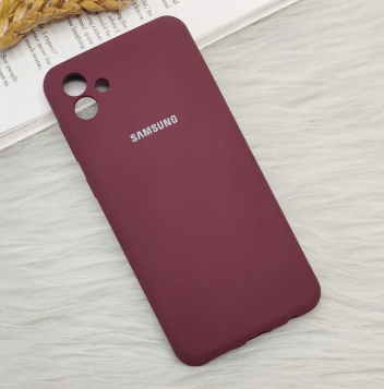 Silicone Case for Samsung Galaxy A04 - Burgundy