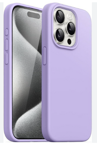 Silicone Case for iPhone 15 Pro Max - Purple