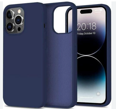 Silicone Case for iPhone 15 Pro Max - Blue
