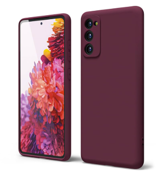 Silicone Case for Samsung Galaxy S20 FE - Burgundy