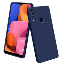 Silicone Case for Samsung Galaxy A20s - Blue