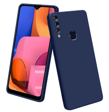 Silicone Case for Samsung Galaxy A20s - Blue