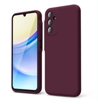 Silicone Case for Samsung Galaxy A15 5G - Burgundy