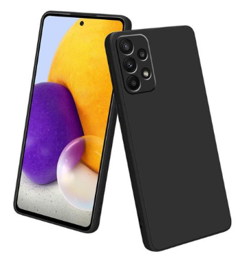 Silicone Case for Samsung Galaxy A72 - Black