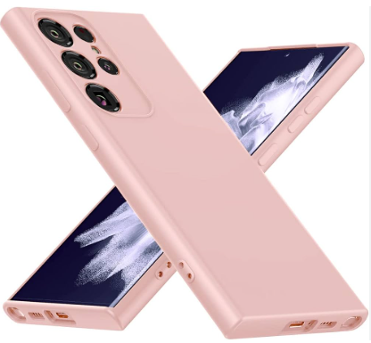 Silicone Case for Samsung Galaxy S23 Ultra - Pink