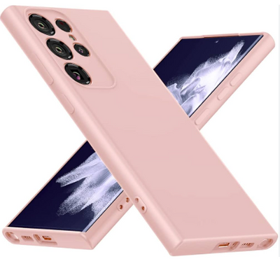 Silicone Case for Samsung Galaxy S23 Ultra - Pink