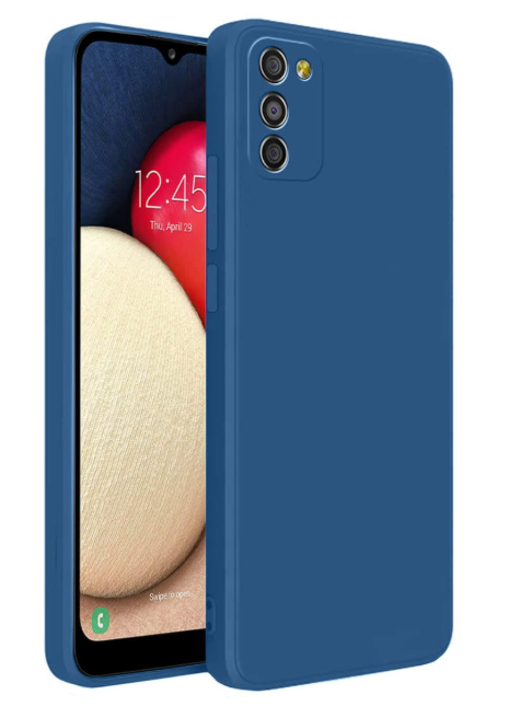Silicone Case for Samsung Galaxy A02s - Blue