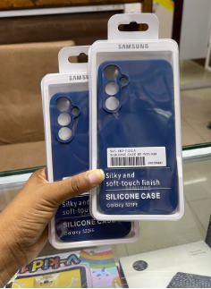 Silicone Case for Samsung Galaxy S24 FE - Blue