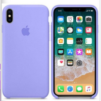 Silicone Case for iPhone Xs Max - Purple