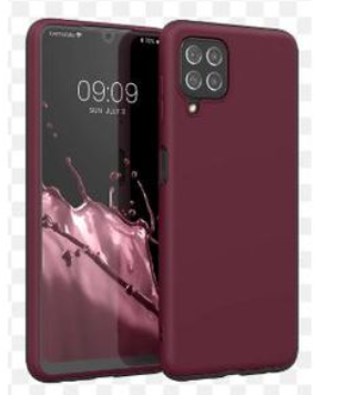 Silicone Case for Samsung Galaxy A22 - Burgundy