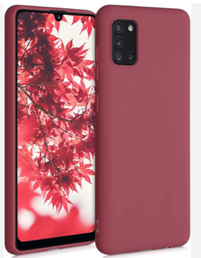 Silicone Case for Samsung Galaxy A51 - Burgundy