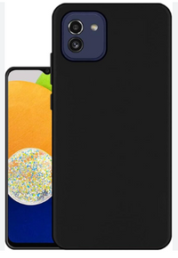 Silicone Case for Samsung Galaxy A03 - Black