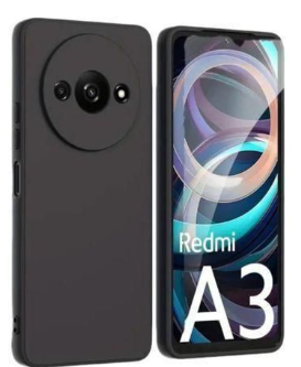 Silicone Case for Xiaomi Redmi A3 - Black