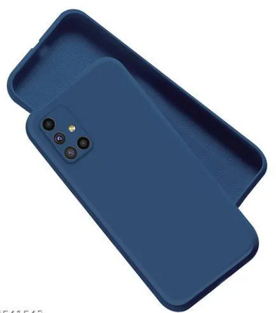 Silicone Case for Samsung Galaxy A71 - Blue