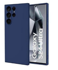 Silicone Case for Samsung Galaxy S24 Ultra - Blue
