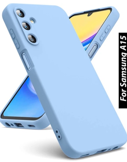 Silicone Case for Samsung Galaxy A15 5G - Blue