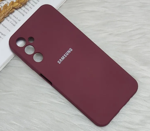 Silicone Case for Samsung Galaxy S25 Plus - Burgundy