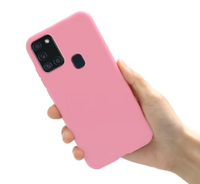 Silicone Case for Samsung Galaxy A21s - Pink