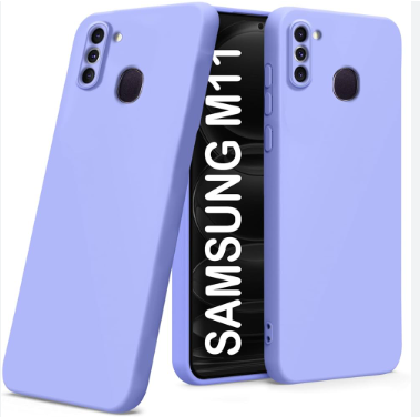 Silicone Case for Samsung Galaxy M11 - Blue